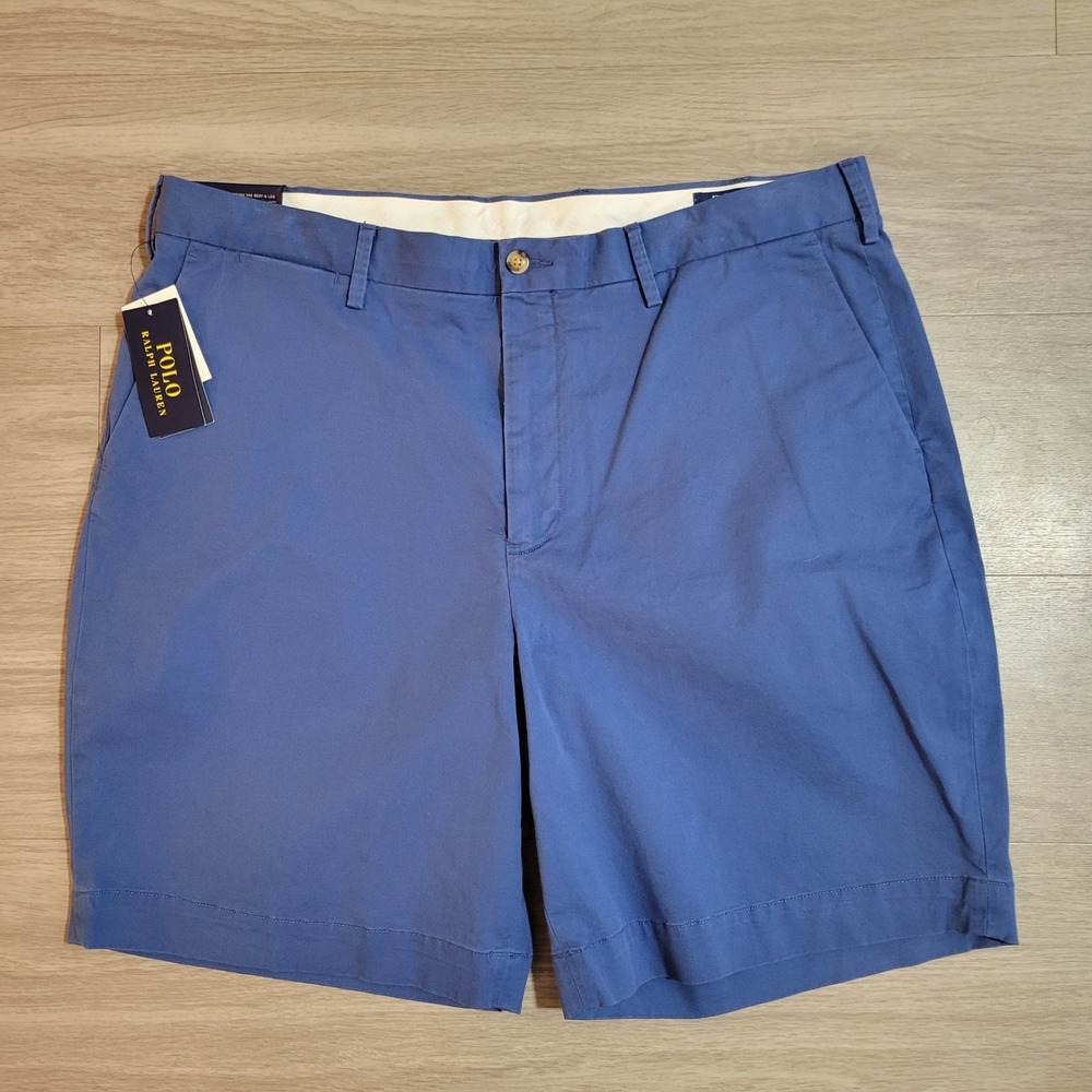 Polo Ralph Lauren Mens Blue Stretch Classic Fit 38x9 Shorts NWT